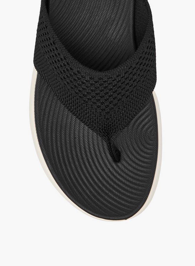 Flora Bella By Shoexpress Women Textured Slip-On Thong Sandals - Image 3