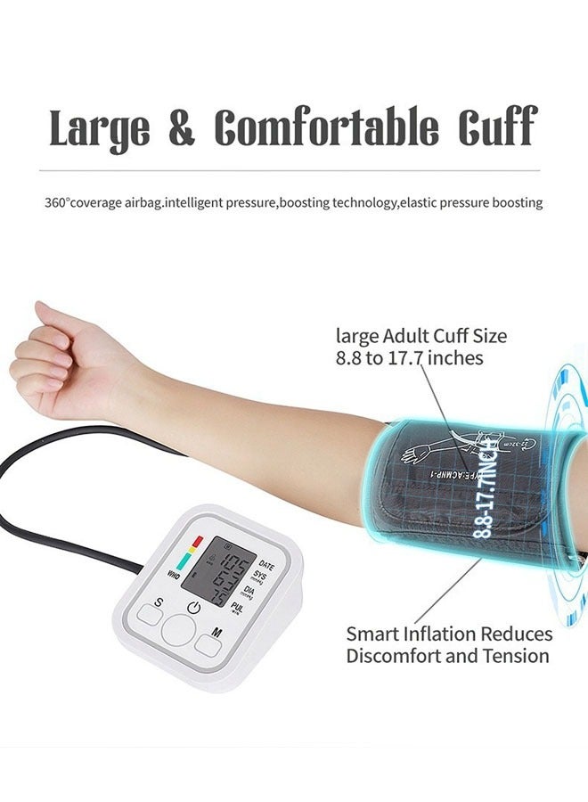 Super ZYouth Automatic Upper Arm Blood Pressure Monitor Dual Users x99 Readings Health Blood Pressure Machine for Home Use  - Image 2