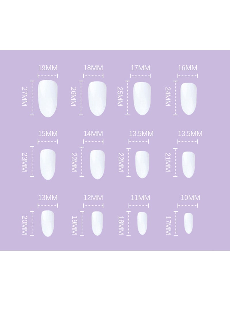 Generic Nail Patches Silver Side StyleFake Nails Short Press On Nails Square Crystal False Nails Prom Nails Full Cover Nails Tips 24pcs For Women And Girls - Image 4
