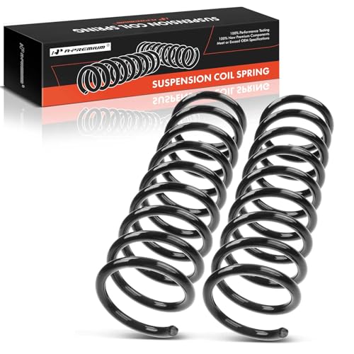 A-Premium 2Pcs Rear Suspension Coil Spring Set Compatible with Ford Focus 2012 2013 2014 2.0L, Driver and Passenger Side, Replace# BV6Z5560D - Image 1