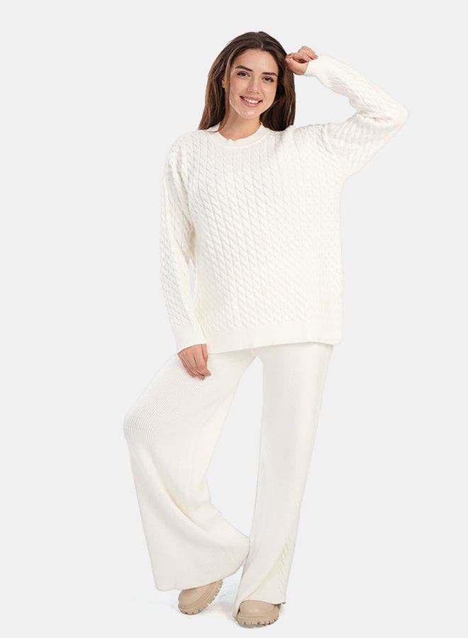 Ribbed Wool Lounge Pants