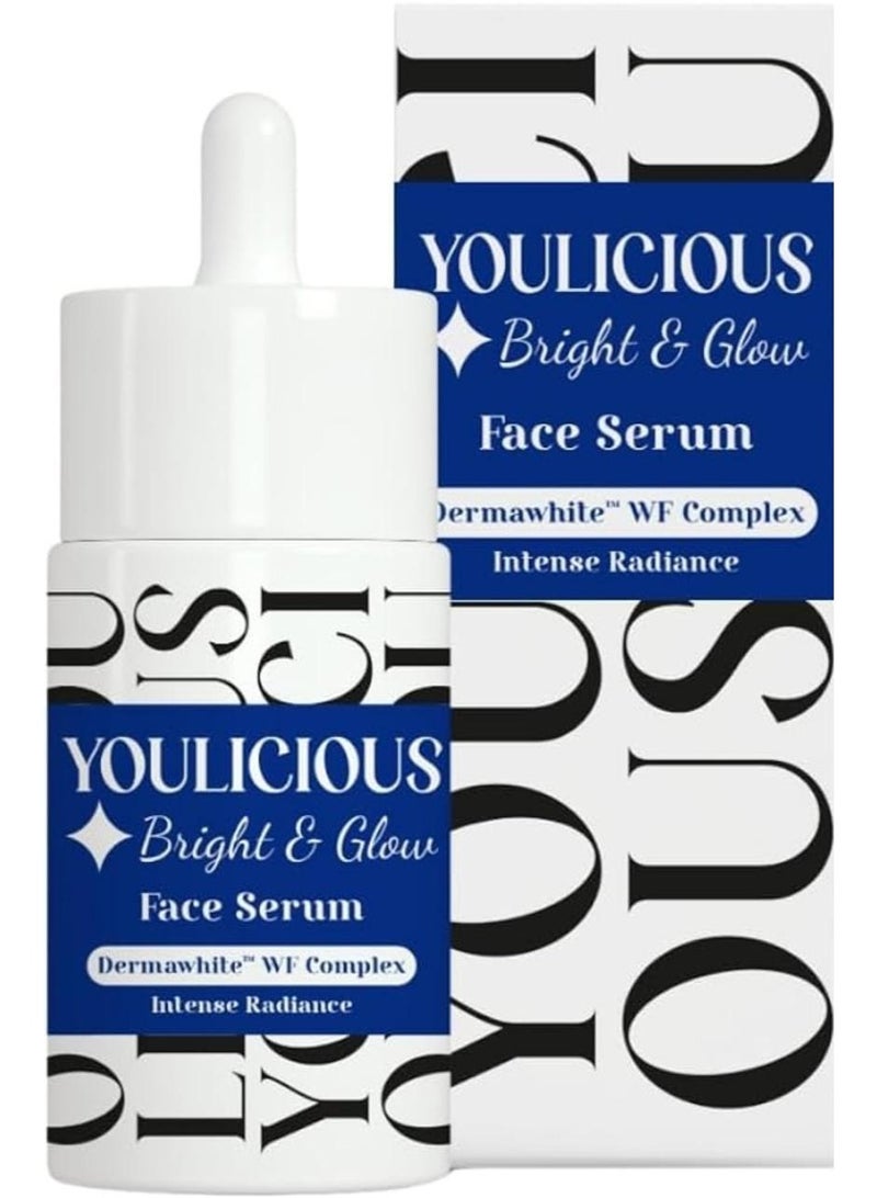 Youlicious Bright & Glow Face Serum with Dermawhite WF Complex for Skin Brightening - Image 1