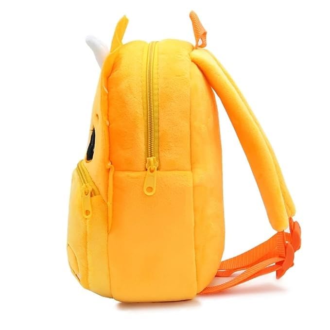 blue tree Cute Kids Backpack Toddler Bag Plush Animal Cartoon Mini Travel Bag for Baby Girl Boy 1-5 Years (s, Dinosaur, Yellow) - Image 2