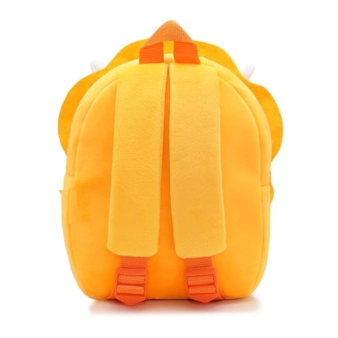 blue tree Cute Kids Backpack Toddler Bag Plush Animal Cartoon Mini Travel Bag for Baby Girl Boy 1-5 Years (s, Dinosaur, Yellow) - Image 4