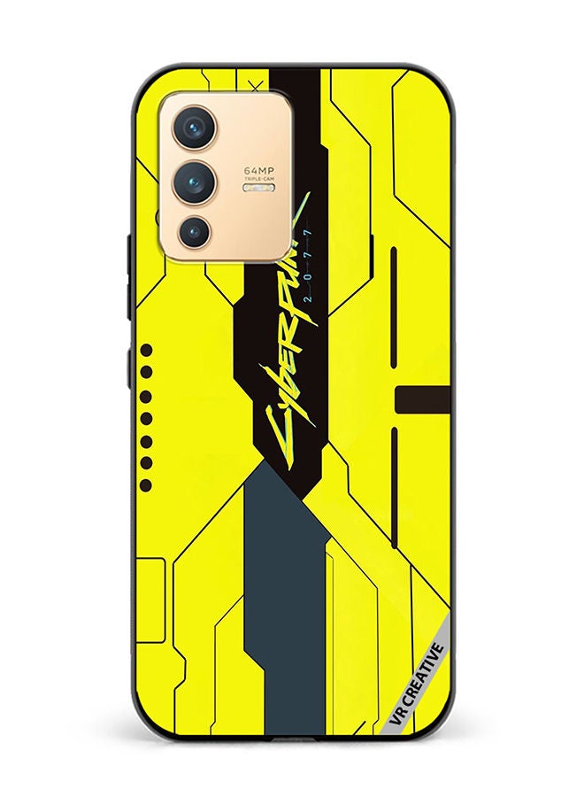 VR CREATIVE Protective Case Cover For Vivo V23 5G Cyberpunk Design Multicolour - Image 1