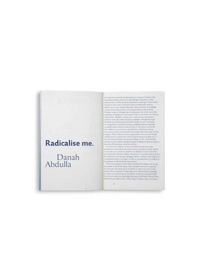 null - Modes of Criticism 4: Radical Pedagogy: Investigating the Use of the Word 'Radical' in Design Discourse and Practice - Image 1