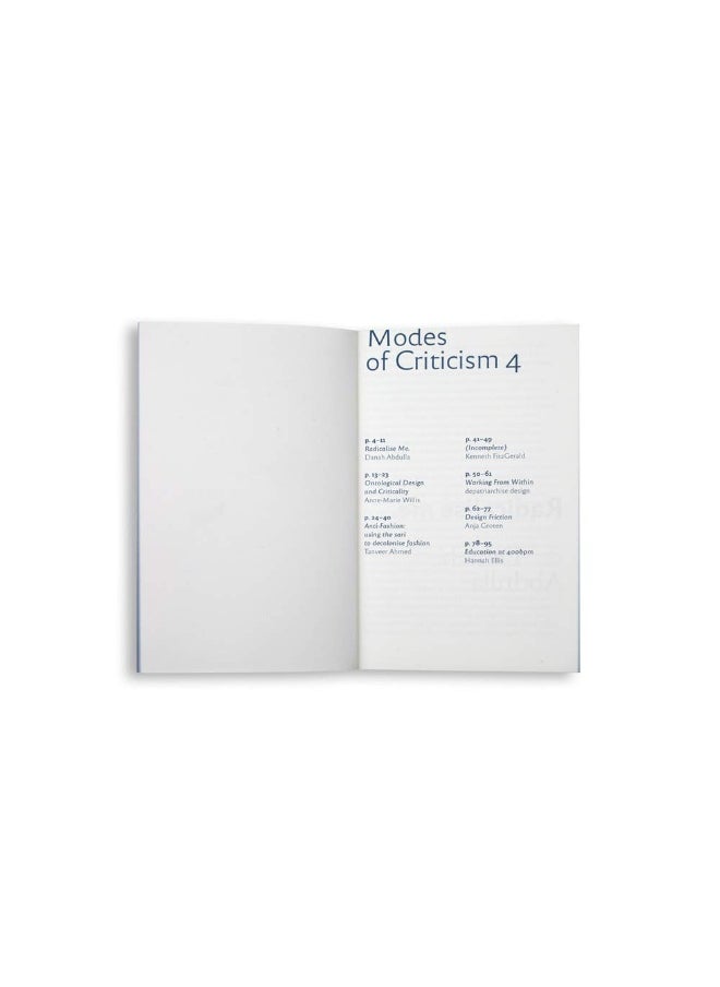 null - Modes of Criticism 4: Radical Pedagogy: Investigating the Use of the Word 'Radical' in Design Discourse and Practice - Image 1