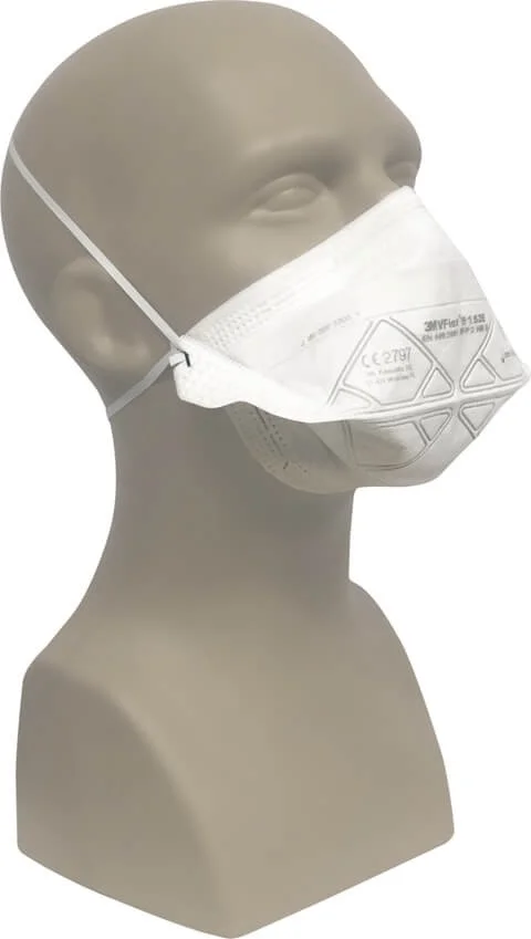 3M 9152E Ffp2 Vflex 10 Pieces Dust, Mist and Respiratory Protective Mask without Vent