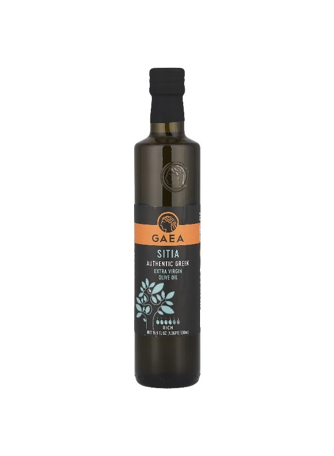 Gaea, Sitia Extra Virgin Olive Oil, Rich, 16.9 fl oz (500 ml) - Image 1