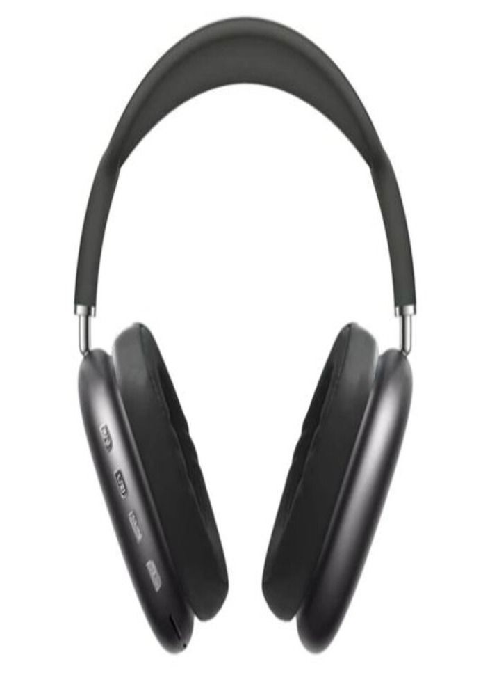 P9 Headphone Wireless P9 With Hidden Mic Black - Image 1