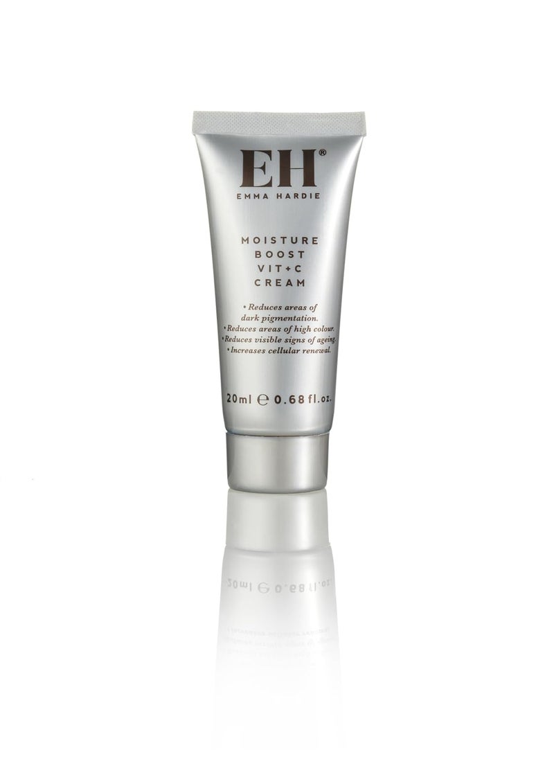 EMMA HARDIE - Emma Hardie 20ml Moisture Boost Face Cream with Antioxidant Vitamin C Complex Protection Reduces Dark Spots Hyperpigmentation  UV Damage Suitable for Sensitive Skin Vegan  Cruelty Free - Image 1