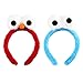 Tirdkid 2 Pack Adorable Red Blue Monster Costume Eyes Headband Perfect Cartoon Fuzzy Costumes for Halloween Parties and Celebrations - Image 3