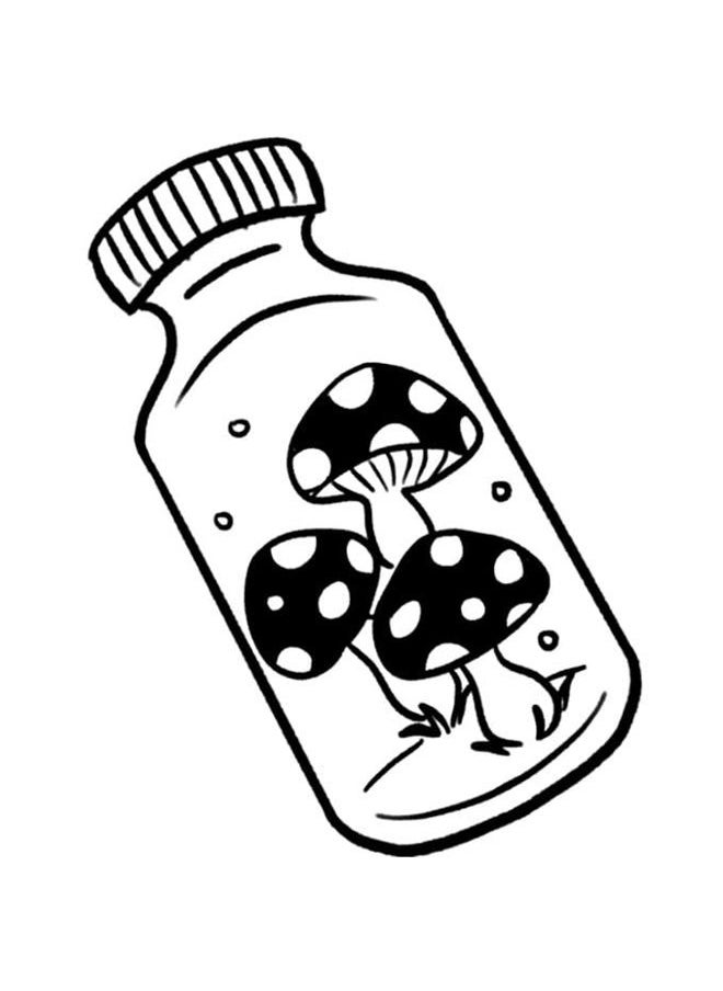 inkbox Inkbox Temporary Tattoos, Semi-Permanent Tattoo, One Premium Easy Long Lasting, Water-Resistant Temp Tattoo with For Now Ink - Lasts 1-2 Weeks, Amanita, 3 x 3 in  - Image 3