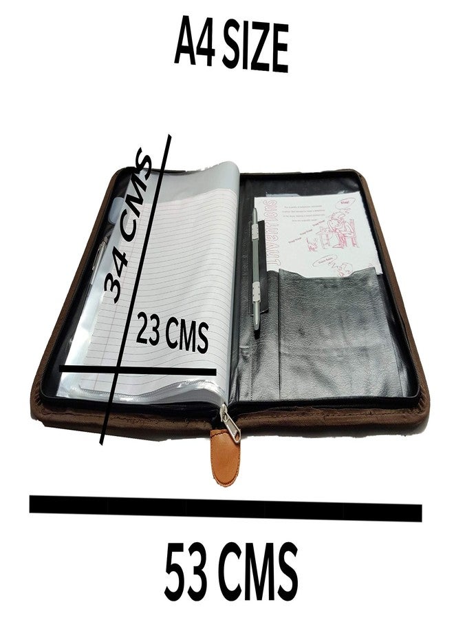 Pareek (Pair of 2) A4 Plus B4 Executive Document Holder for Multi Size Options Purposes Colour (Multicolored) 40 Inner Pocket in Both(Set of 2) - Image 3