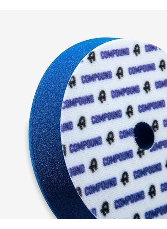 Adam's Polishes - Premium Polisher Pads - Expertly Designed To Make Polishing And Paint Correction Easy And Quick - Color Coded To Match With Recommended Polishes. (Blue Compound Pad, 6.5") - Image 1