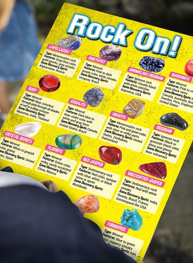 Beauenty Rock Stone Collection Science Kit,24pcs  - Image 5