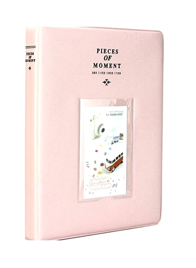 NIBEMINENT 64-Phase Mini Fuji Instax Album Pink/White