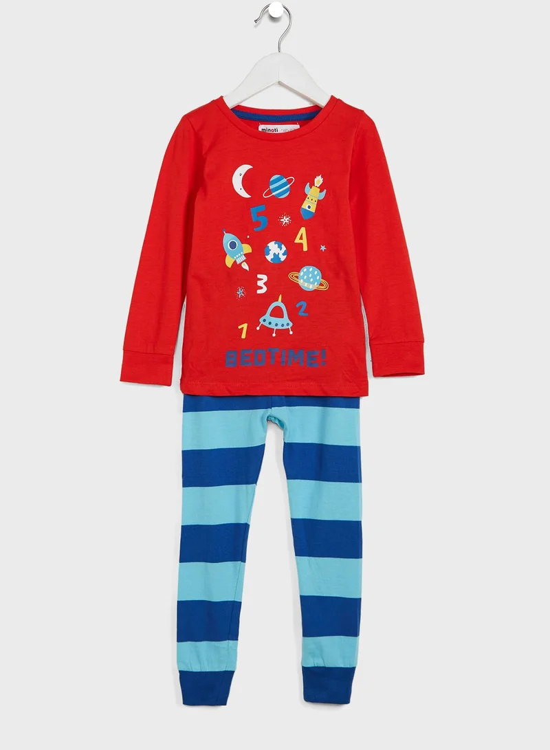 MINOTI Infant 2 Pack Assorted Pyjama Set