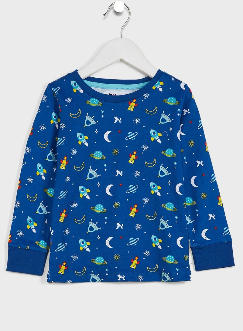 MINOTI Infant 2 Pack Assorted Pyjama Set
