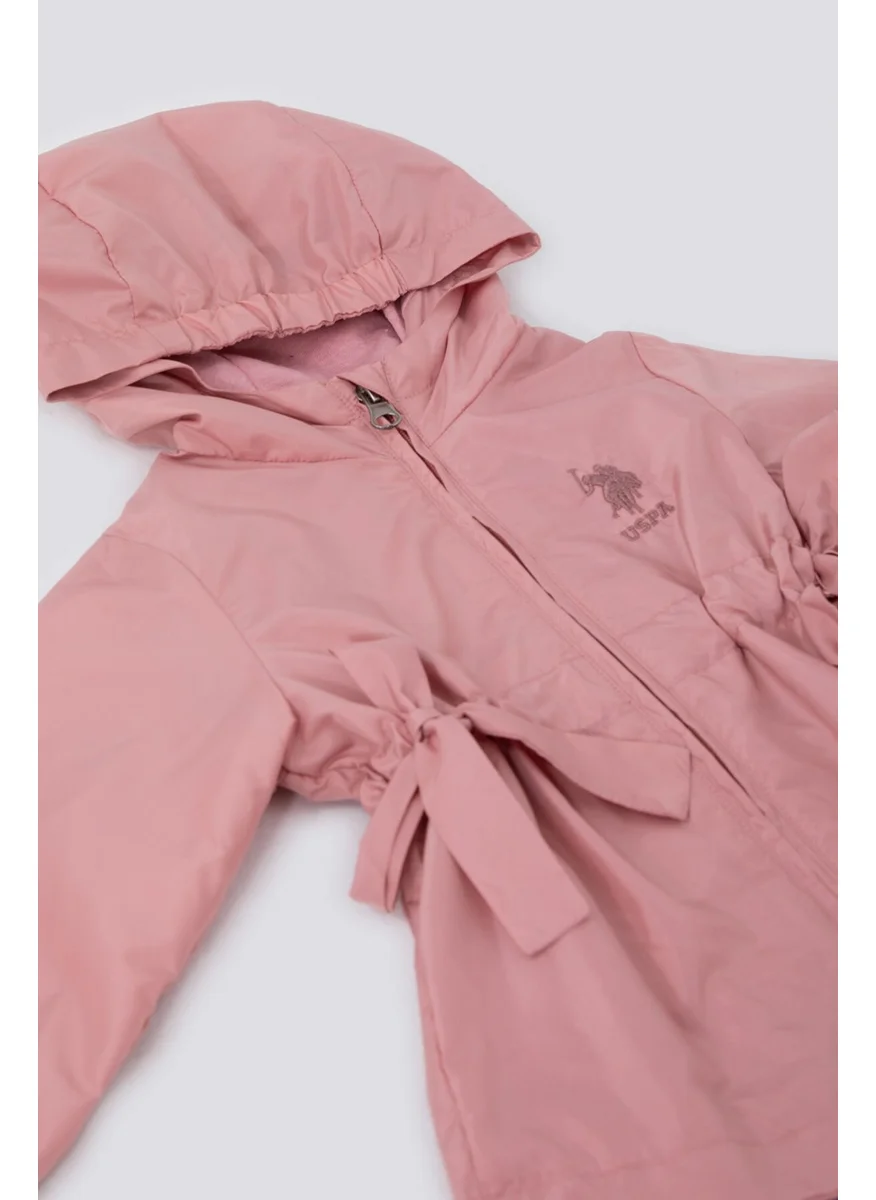 U.S. Polo Assn. Pink Baby Girl Raincoat