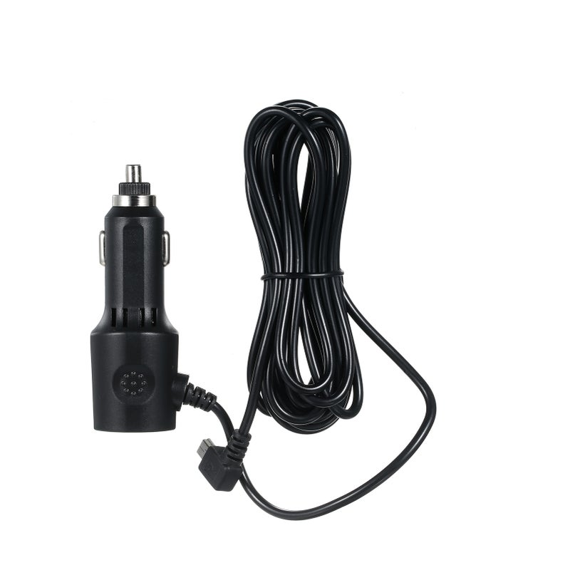 كاميرا مراقبة مزدوجة عالية الدقة مع شاشة 3 بوصات وواي فاي و جبس ومستشعر جي، مسج سيارات سجلات الحوادث - أسود - Image 2
