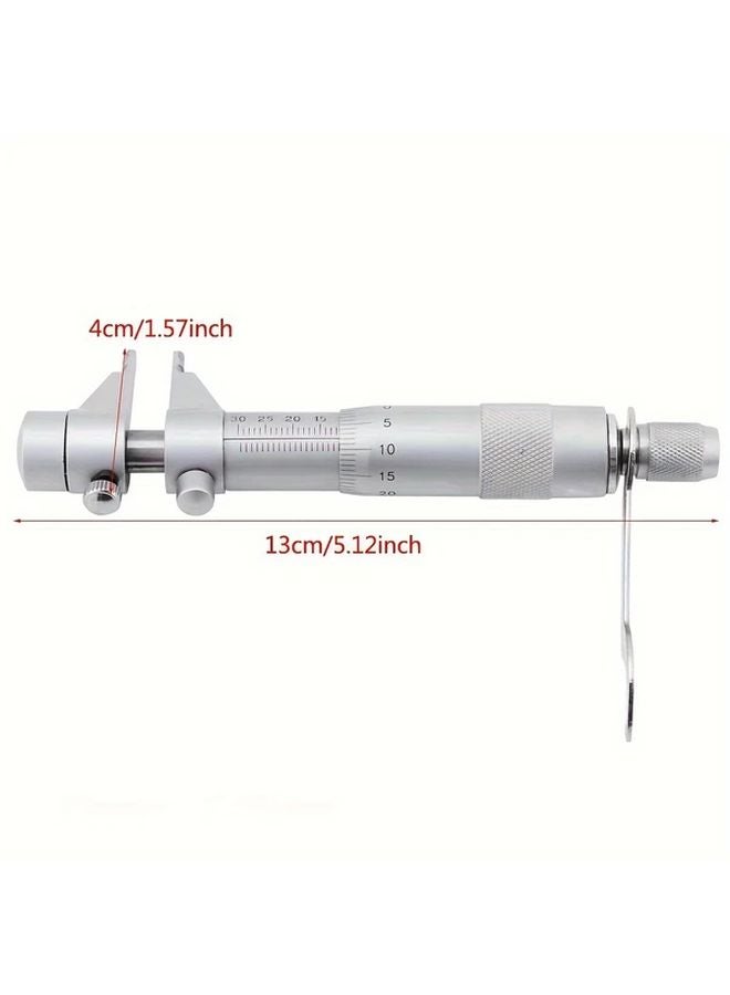 High Precision 5 30mm Mechanical Spiral Micrometer Gauge Rust Resistant Steel - Image 3