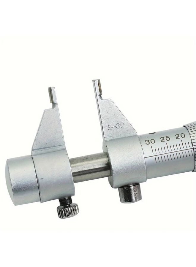 High Precision 5 30mm Mechanical Spiral Micrometer Gauge Rust Resistant Steel - Image 5