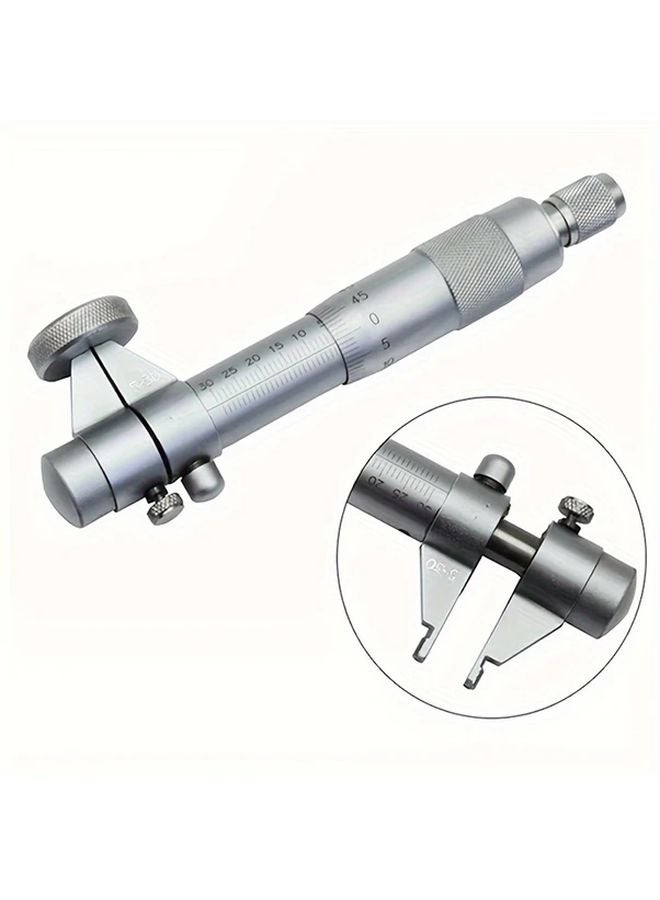 High Precision 5 30mm Mechanical Spiral Micrometer Gauge Rust Resistant Steel - Image 1