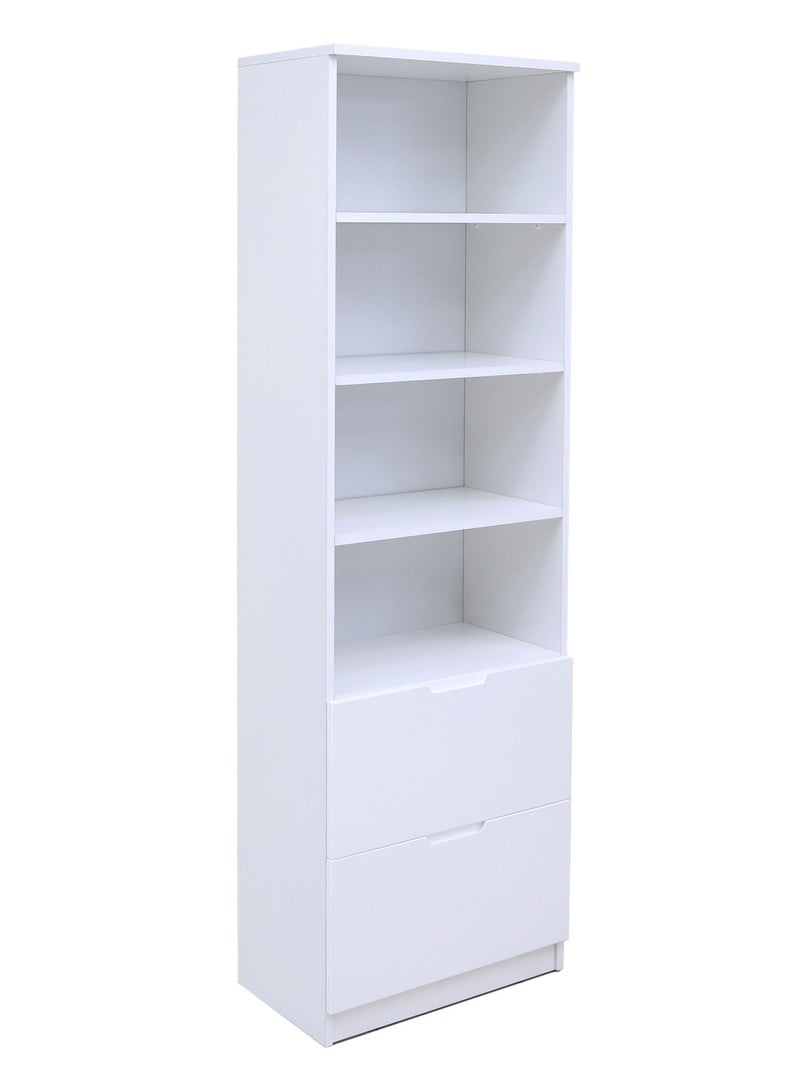 AFT AFT UNIQUE DESIGN BOOK SHELF COLOR WHITE BS-2063  - Image 1