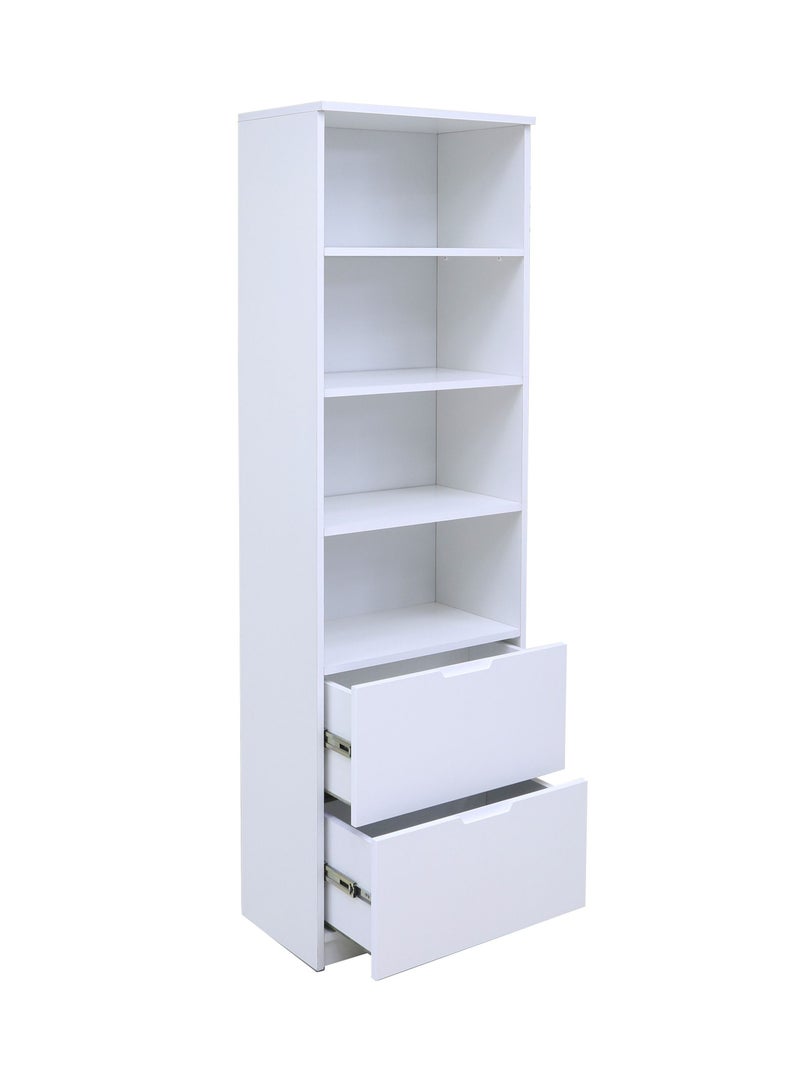 AFT AFT UNIQUE DESIGN BOOK SHELF COLOR WHITE BS-2063  - Image 3