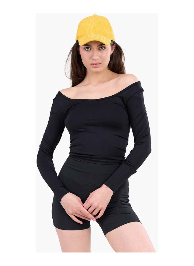 Clue Off-Shoulder Long Sleeve Top  - Image 1
