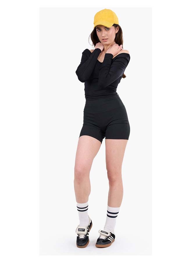 Clue Off-Shoulder Long Sleeve Top  - Image 4