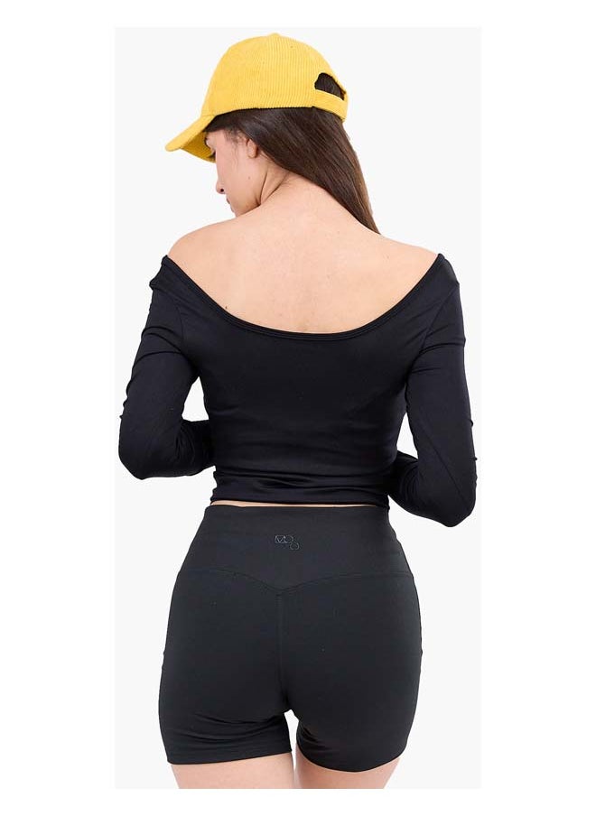 Clue Off-Shoulder Long Sleeve Top  - Image 3