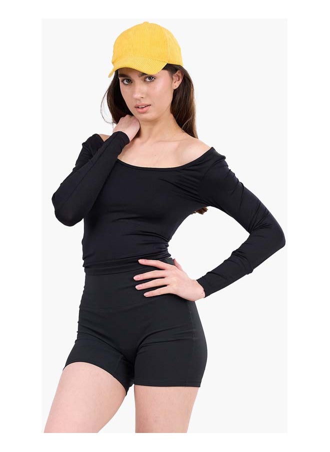 Clue Off-Shoulder Long Sleeve Top  - Image 2