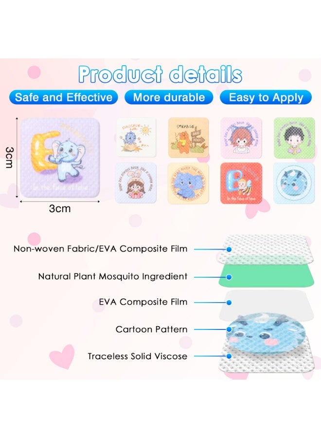 ياكيتر 240 قطعة من ملصقات طارد البعوض، زيت عطري طبيعي نقي للأطفال والكبار، للتخييم والسفر والنشاطات الخارجية والمنزل - Image 2