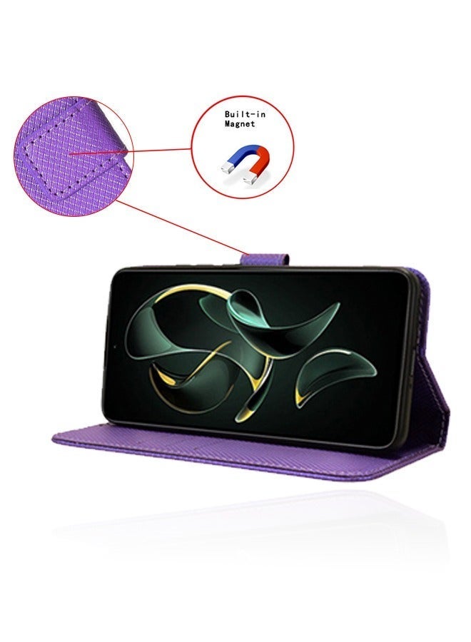 X-level Xiaomi 13T/13T Pro/Redmi K60 Ultra Case Cover Soft Quality Leather Flip Folio Wallet with Card Slots Holder Stand Back Cover Drop-Proof Shock-Proof Protective Cell Phone Back Accessories Protection - Image 3