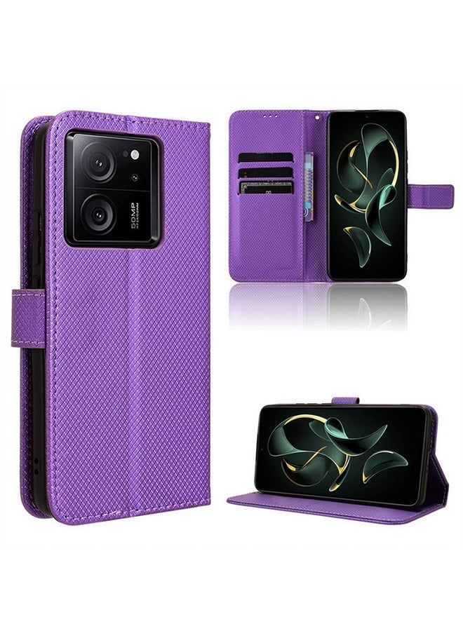 X-level Xiaomi 13T/13T Pro/Redmi K60 Ultra Case Cover Soft Quality Leather Flip Folio Wallet with Card Slots Holder Stand Back Cover Drop-Proof Shock-Proof Protective Cell Phone Back Accessories Protection - Image 2