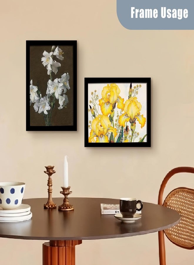 SESEAT 8.5x11 Picture Frame Set of 10, Display Pictures 8.5x11 Prints Without Mat, Tabletop or Wall Mounting, Black - Image 3