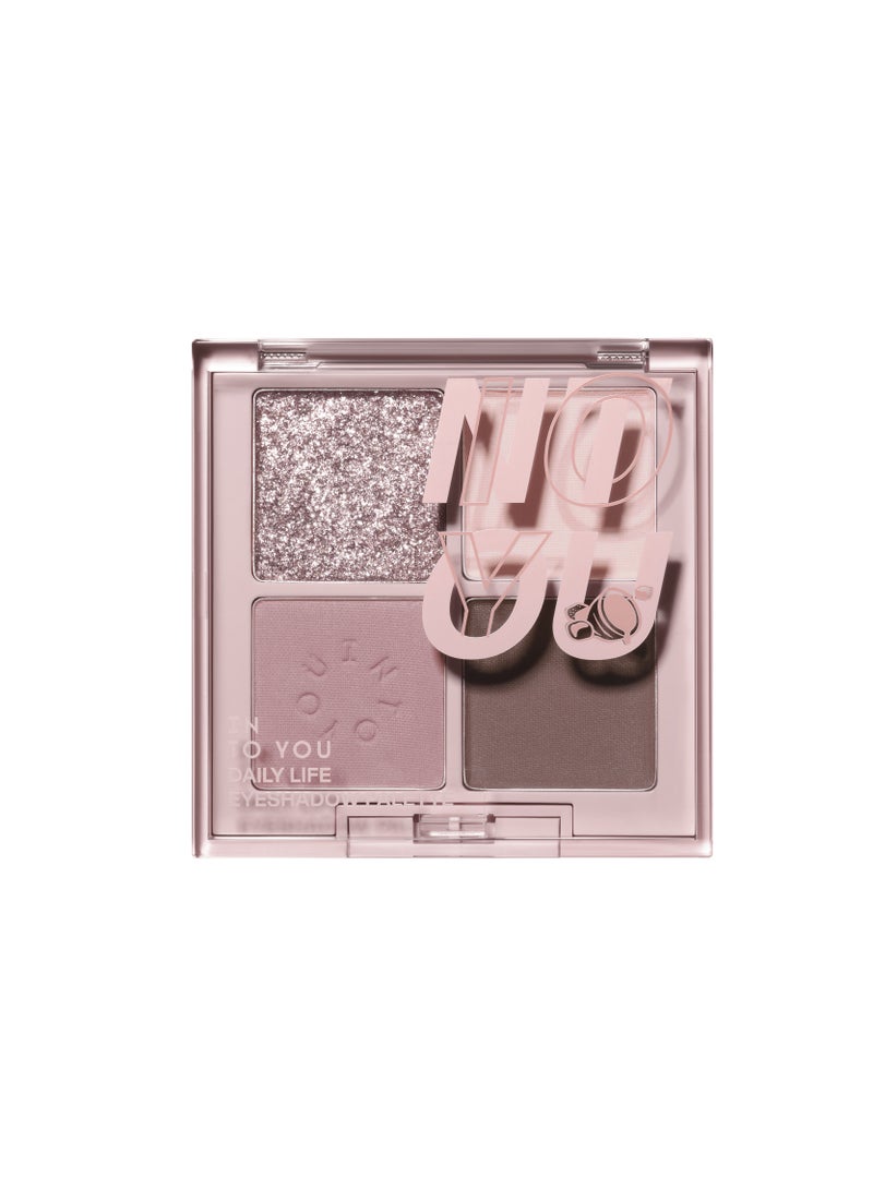 INTO YOU Daily Life TE01 Taro Eyeshadow Palette - Soft & Ethereal Eye Makeup - Image 1