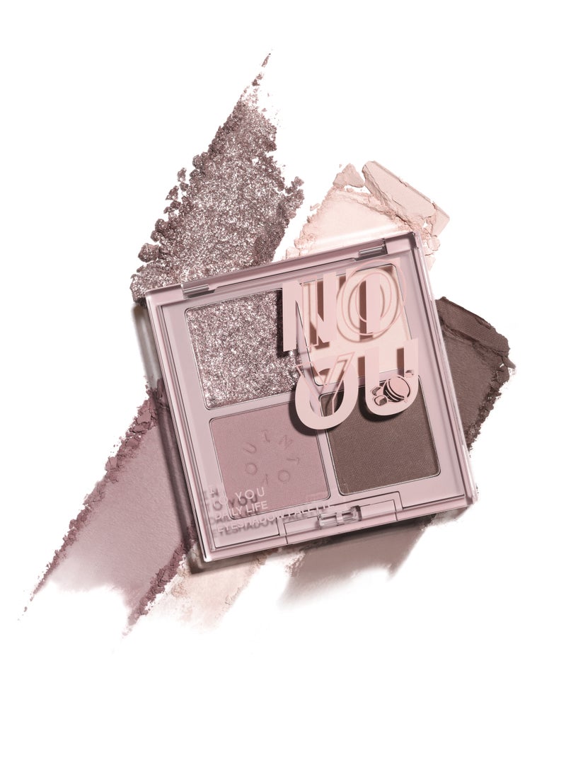INTO YOU Daily Life TE01 Taro Eyeshadow Palette - Soft & Ethereal Eye Makeup - Image 4