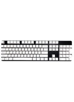 Mechanical Keyboard Laser PBT Keycap White Front Words