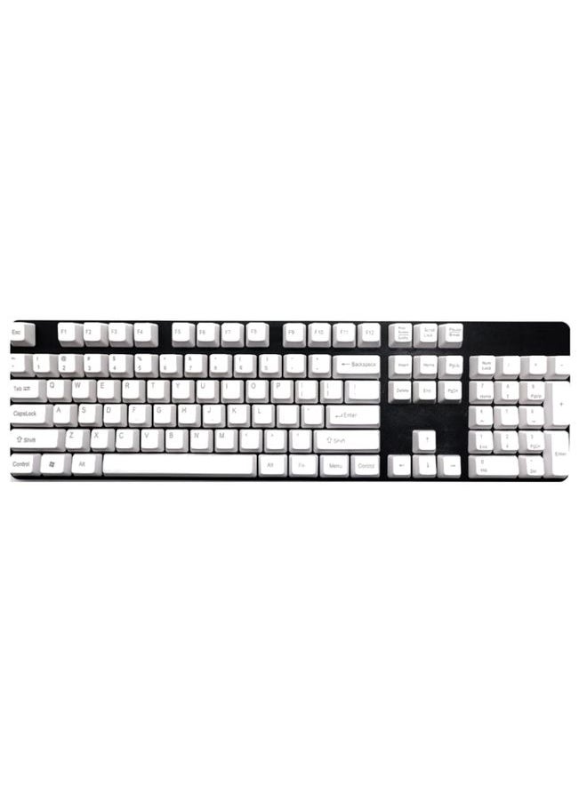 BURAQ - Mechanical Keyboard Laser PBT Keycap White Front Words - Image 1
