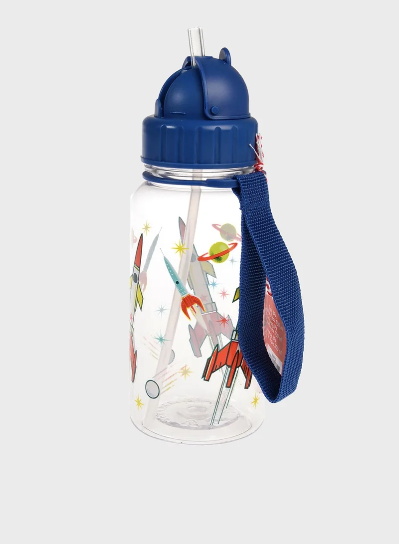 Rex London Clear Space Age Kids Water Bottle 500Ml
