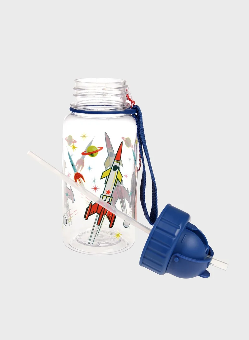 Rex London Clear Space Age Kids Water Bottle 500Ml
