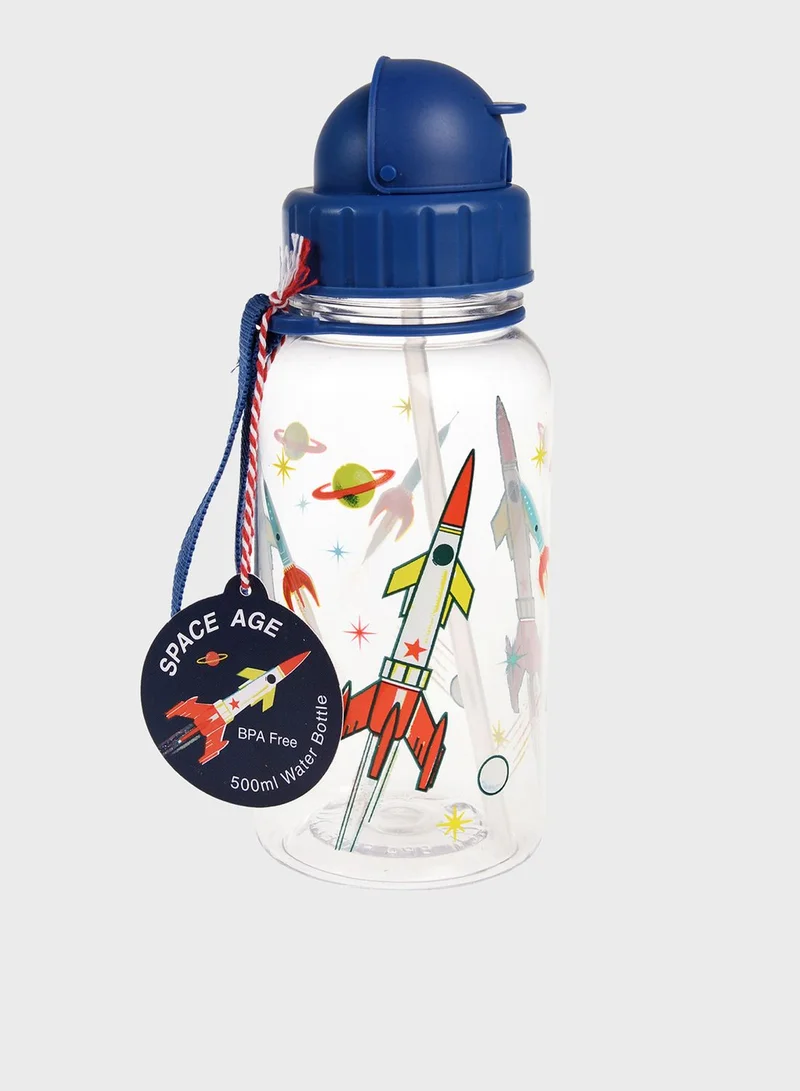 Rex London Clear Space Age Kids Water Bottle 500Ml