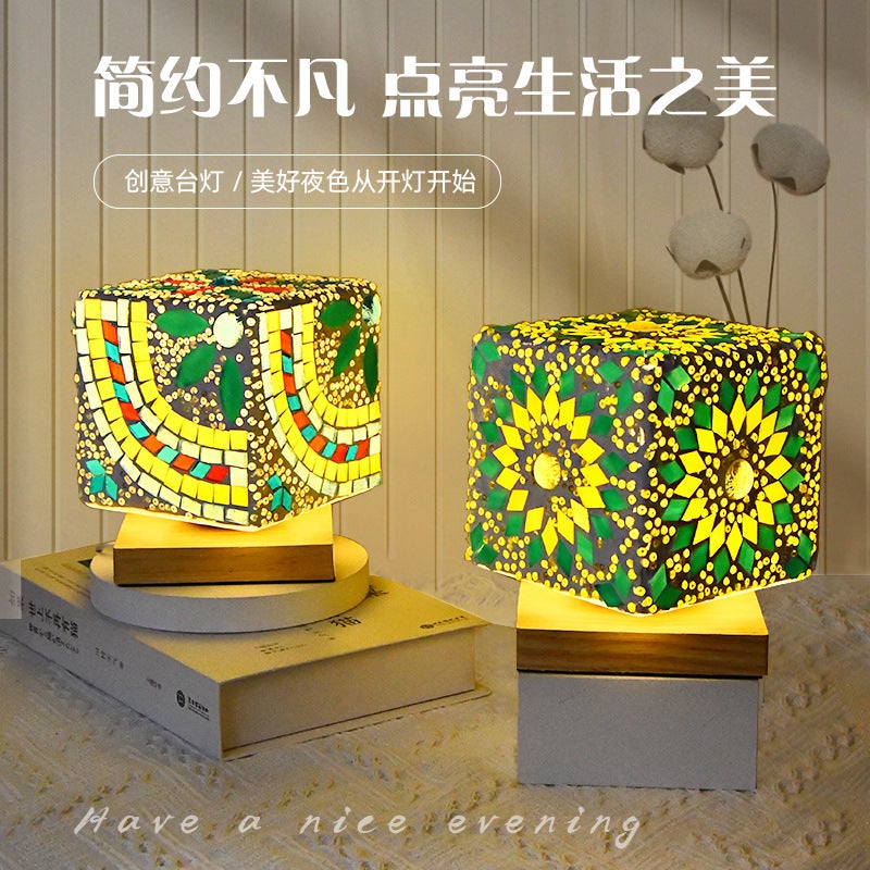 Mosaic DIY Table Lamp Craft Kit - Handmade Turkish Style Decoration & Gift - Image 5