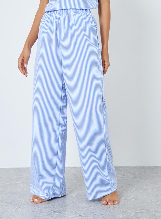 Styli Stripe Tank and Wide Leg Pyjama Set - Image 5