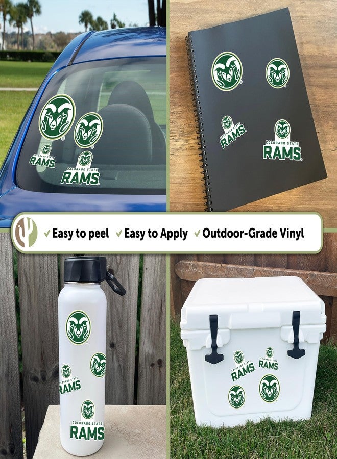 Desert Cactus Colorado State University Sticker Rams CSU Vinyl Decals Laptop Water Bottle Car Scrapbook Sheet T1 (Type 1-1) - Image 2