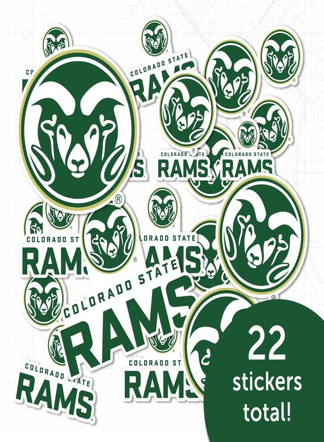 Desert Cactus Colorado State University Sticker Rams CSU Vinyl Decals Laptop Water Bottle Car Scrapbook Sheet T1 (Type 1-1) - Image 5