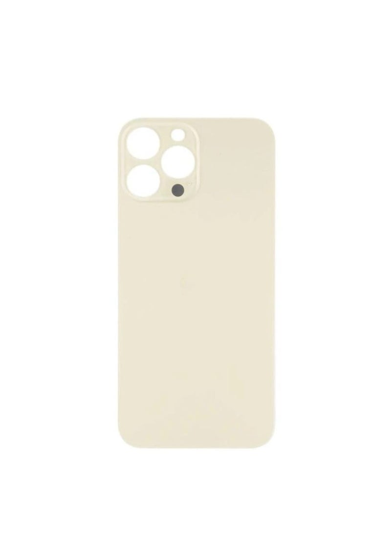 Generic - Replacement Back Glass iphone 14 pro max Gold - Image 1